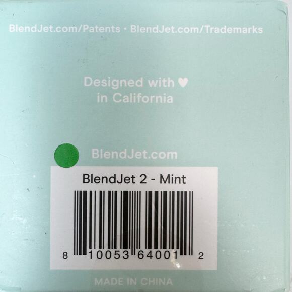 NEW BlendJet 2 Portable Blender Rechargable 20 oz Mint - Picture 5 of 5